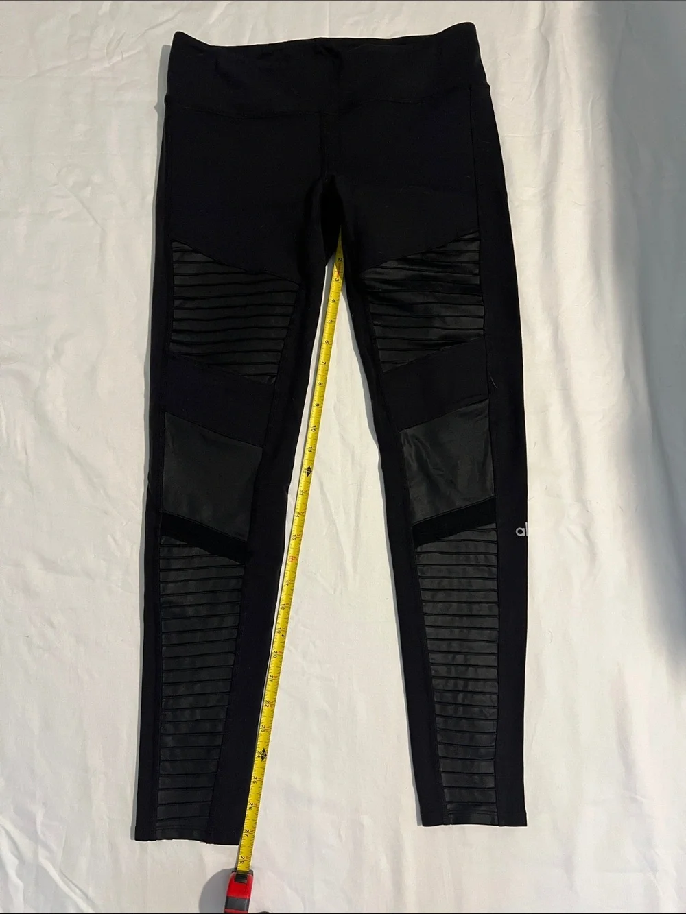 ALO Yoga Black Moto Leggings Large